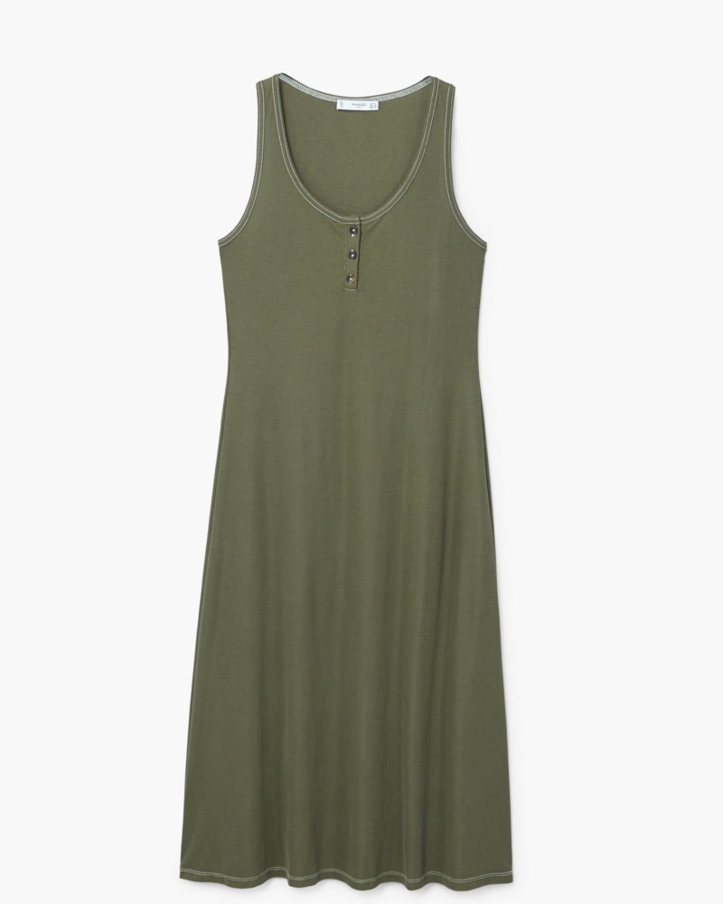 Ribbed jersey dress - Image 3