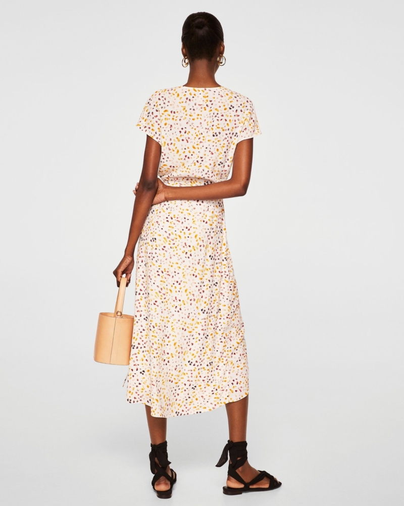 Asymmetrical satin dress - Image 2
